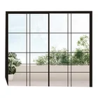 WANJIA Soundproof Aluminum Balcony Sliding Glass Door Slim Sliding Door
