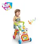 Toy Magnetic Board Multifunctional Activity Musical Baby Learning Walker Toy With Magnetic Drawing Board