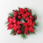 Wedding Decorative Wedding Site Mixed Wild Flower Wreath Decorative Artificial Spring Wreath Artificial Leaf Garland