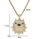 Hip Hop Hip Hop Bully Dog Hip Hop Pendant Men's Clavicle Chain Iced Out Pendant