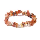 Crystal Bracelet Bracelets Natural Stone Crystal Gravel Bracelet Chakra Healing Chips Strand Bead Bracelets