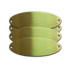 Tag Company Nameplate Wholesale Custom Brass Name Tag Plate Metal Blank Nameplate For Logo Engraving