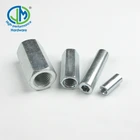 Nut JM Brand Custom Din 6334 Carbon Steel M3 M10 Stainless Steel Sleeve Barrel Nut M12 Long Hex Coupling Nut