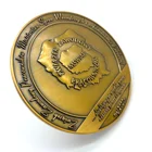 Personalize High Quality Wholesale Stainless Steel Personalize Blank 4Mm Metal Custom Token Game Gold Coins