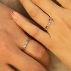 Band Diamond Lab Grown HPHT 18k Real Gold Band Eternity Diamond Rings For Couple