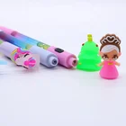 Pen Led Light Led Light Pen Promotional Cartoon Head Design Fancy Floating Ball Pen With Led Light