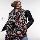 Scarf Hot Sale 2020 New Products Fashion Fall Winter Women's Acrylic Printed Shawl Zebra Animal Print Scarf