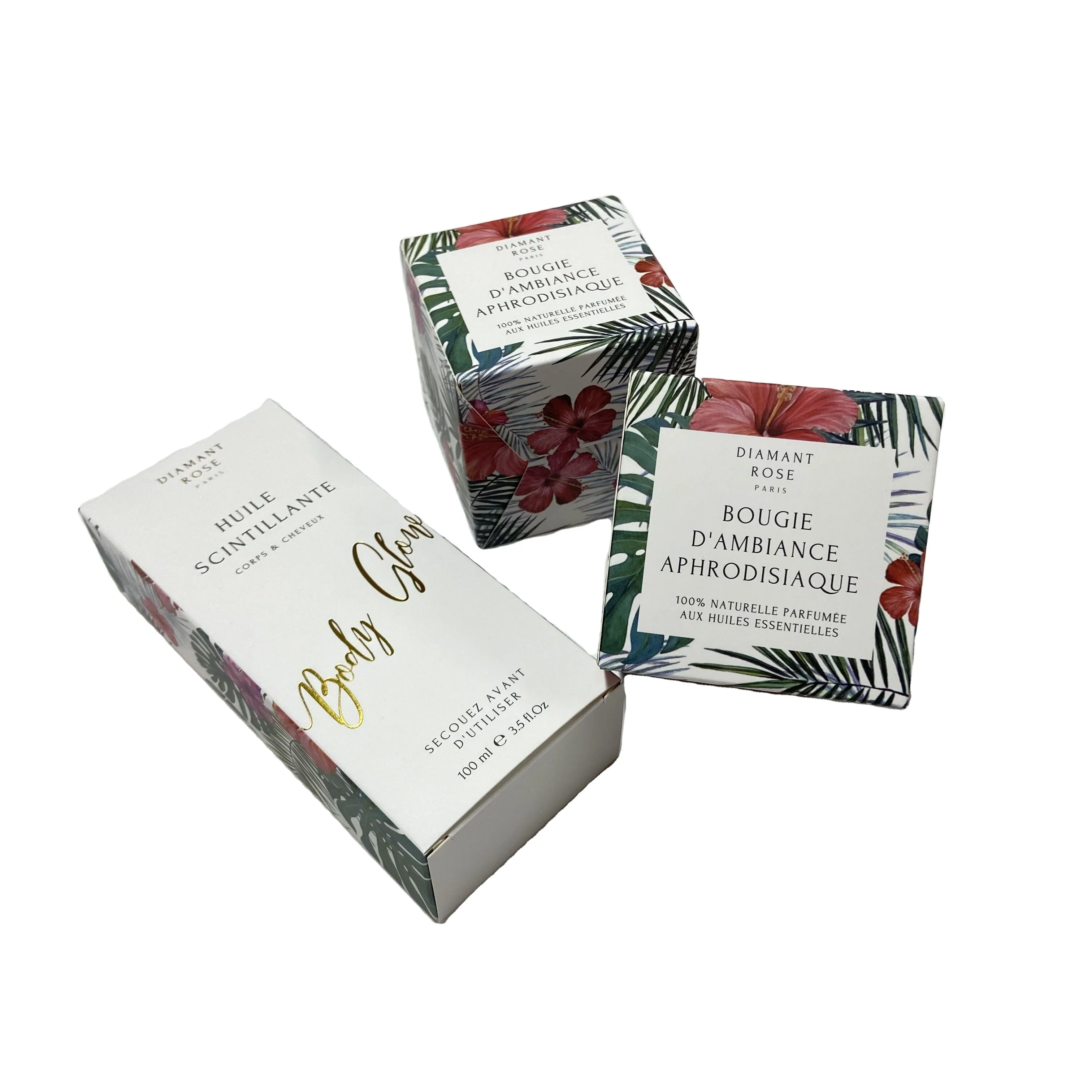 Customized Gold Foil Perfume MINI Bottle Packaging Box Black Cardboard Magnetic Perfume Vial Box manufacture