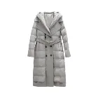 Ladies Jacket 2021 Warm Lightweight Ladies Plus Size Long Belt Winter Coat And Down Jacket For Women