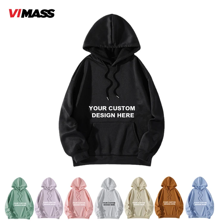 Customize Printed Hoodie Oversize Pullover Unisex blank Polyester sublimation  hoodie for men