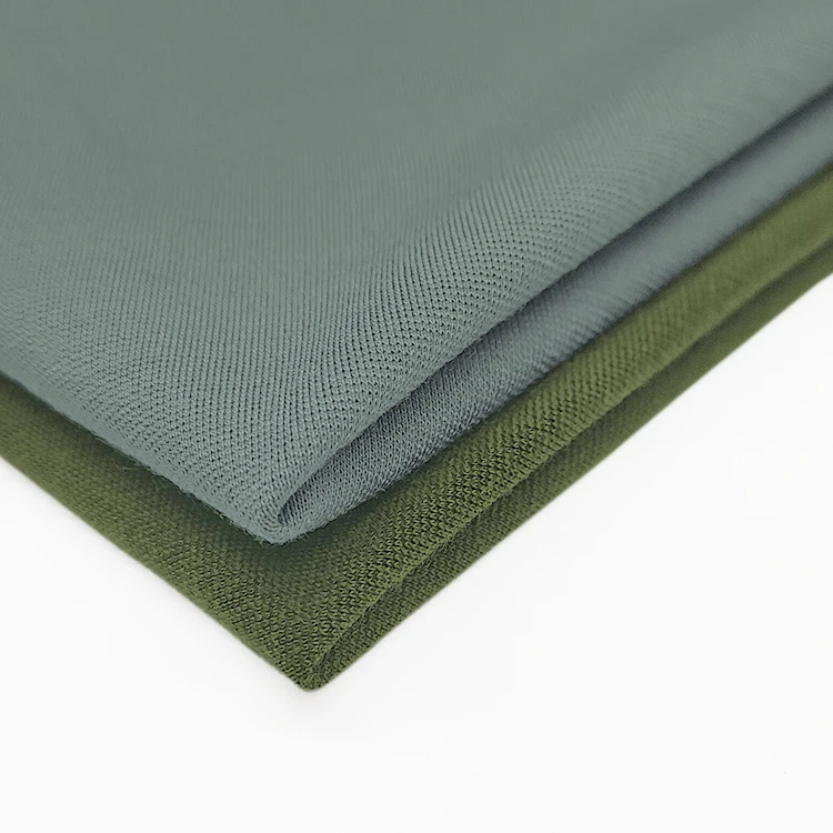 Plain Dyed Stretch Knit Fabric 63 Rayon 33 Nylon 5 Spandex Material 40S Tencil Roma Fabric for T-shirt details