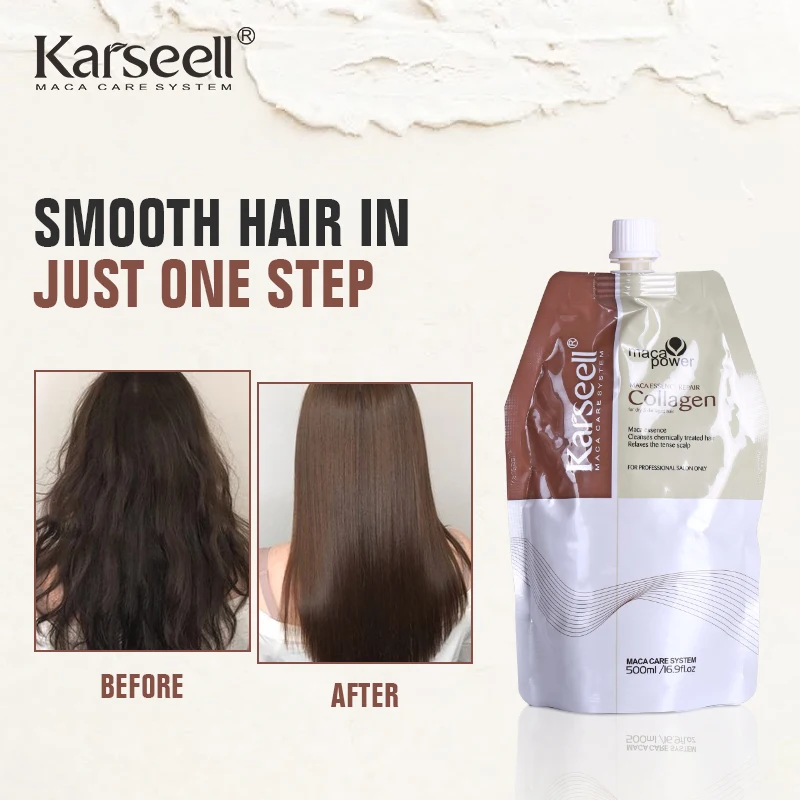 Karseell Natural Best Keratin Treatment Collagen Nourishing Deep Repair Hair Protein Treatment Hair Mask