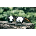 Sunglasses High Quality Custom Logo Wooden Black Creative Polarized Sunglasses