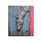 Painting Abstract Wood Artist's Hand Painting With Acrylic Paint