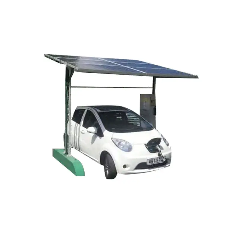 Solar Electric Car Charging Station Dc Ev Fast Charger For Home Use Floor Mounted Ev Solar Dc