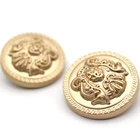 Zinc Button Alloy Zinc Button High Quality Customized Pattern Zinc Alloy Copper Metal Button For Men's Coat