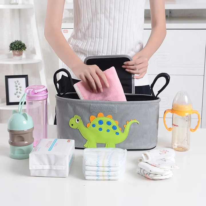 Durable Fabric Oxford Customizable Design Baby Stuff Organizer Bag Diaper Bag For Storage