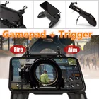Amazon Hot Selling Mobile Game Controller W10 Gamepad For Smartphone Trigger With Holder