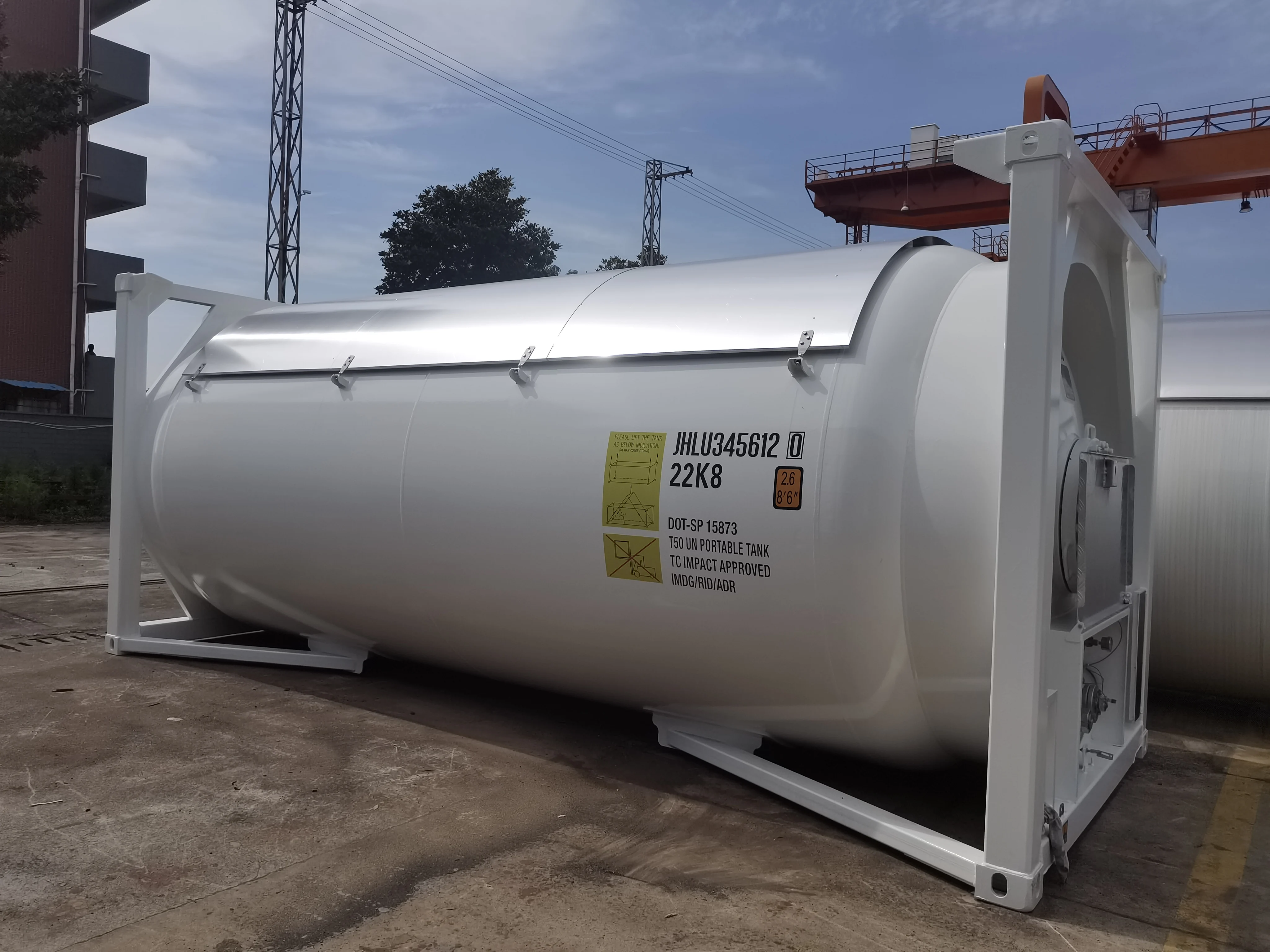 20 Ft Pressure Capacity Iso Propane Storage And Transportation Pressure