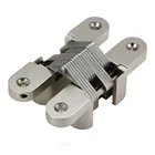 Door Hinges Doors Flush Door Hinge 118 Stainless Steel Zinc Alloy Hidden Invisible Concealed Entry Door Hinges For Flush Doors