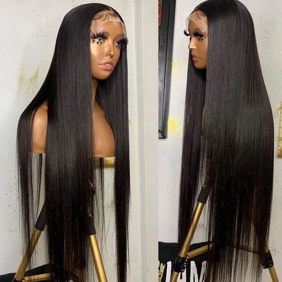 Cheap Brazilian Quality Full Lace Human Hair Wigs For Black Women Transparent Hd Lace Front Wig Pre Plucked 360 Lace Frontal Wig