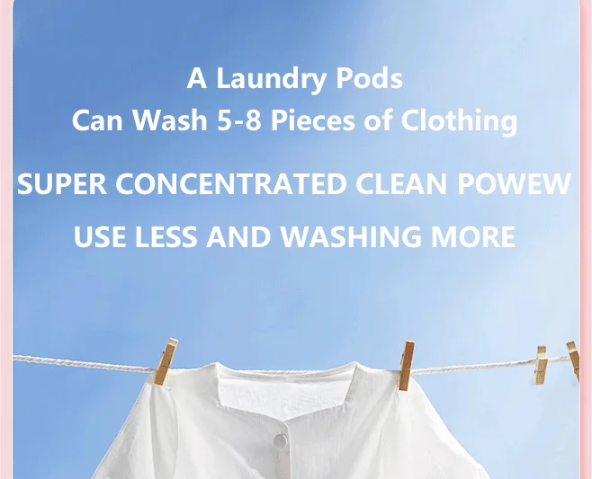 Nu Brite Laundry Detergent Disposable Floral Jasmine Scented Gel Pods Washing Beads Pods details