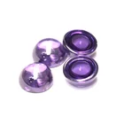 Wholesale Amethyst Round Flat Back Cabochon Cubic Zirconia