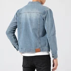 Jackets Wholesale Custom Logo Casual Fashion Winter Plus Size Denim Coats Men's Washed Jackets