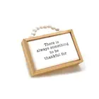Wood Wood Wooden Box Low MOQ Customizable Square Hanging Decor Wooden Wood Framed Box Signs With Sayings Bead Hanger