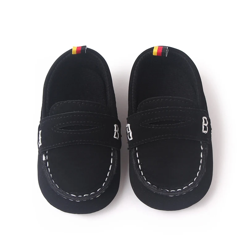 Baby Solid Color Toddler Shoes Fashion Peas Shoes British Style Spring and Autumn Infants Shoes details