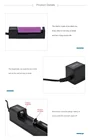 Electric Single Slot Lithium Battery Charger LCD Display Electric Scooter/golf Cart/electric Forklift