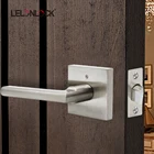 Door Lock Bathroom Door Locks And Handles Heavy Duty Casting Satin Nicklel Bathroom Lever Handle Door Lock