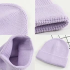 Warm High Quality Promotional Unisex Acrylic Knitted Warm Beanie Winter Hats