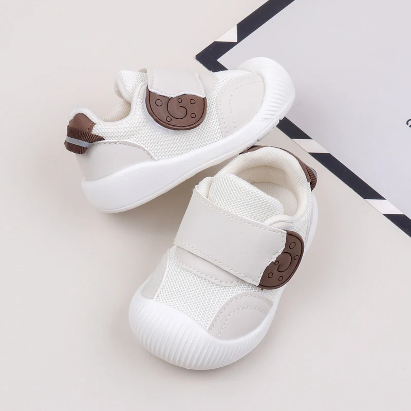 Spring Autumn Casual Shoes High Quality Breathable Sneaker with Anti-Slip Rubber Sole Toddler Walking Shoes Hot Selling details