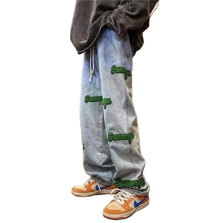 Overname voormalig Mammoet Mens Oversized Jeans Hiphop Verwikkeld Baggy Denim Jeans Voor Heren  Duurzame Losse Jeans - Buy Baggy Jeans Mannen,Denim Jeans Groothandel,Mannen  Jeans Broek Product on Alibaba.com