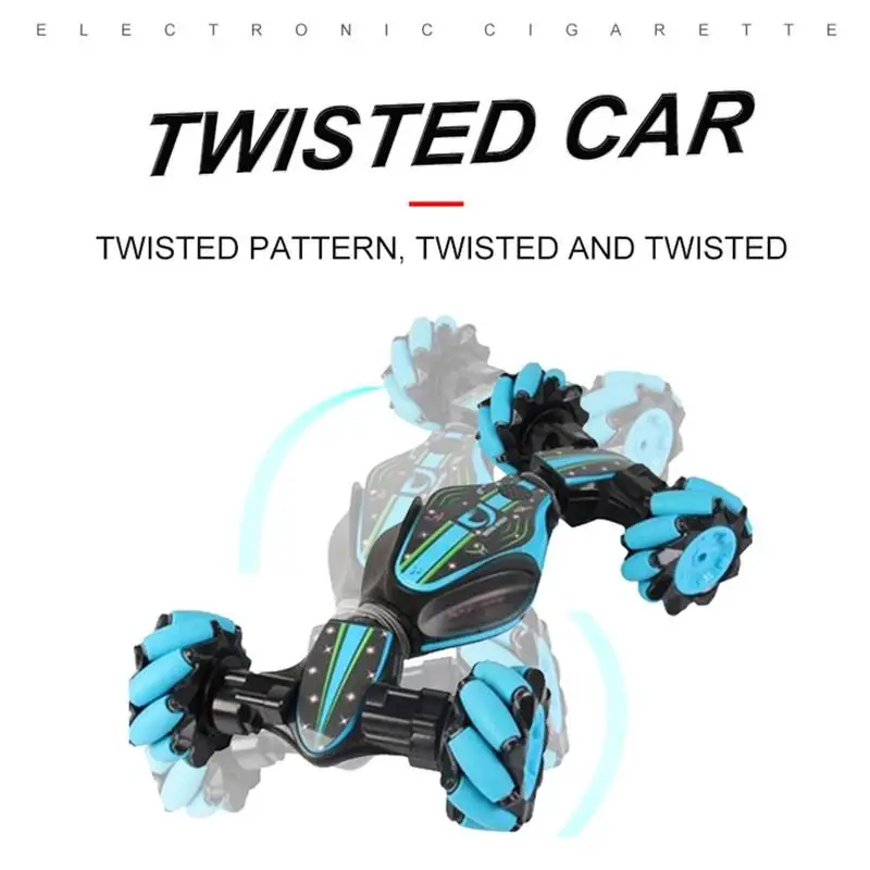 2.4G Twist Stunt Rc Car Gesture Sensing Twisting Vehicles Drift Stunt Cars Remote Control Twist Car Toy With Light Music