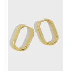 Hoop 925 Earrings Earings 2021 Gold Hoop 925 Sterling Silver Earrings For Women Chunky Earings