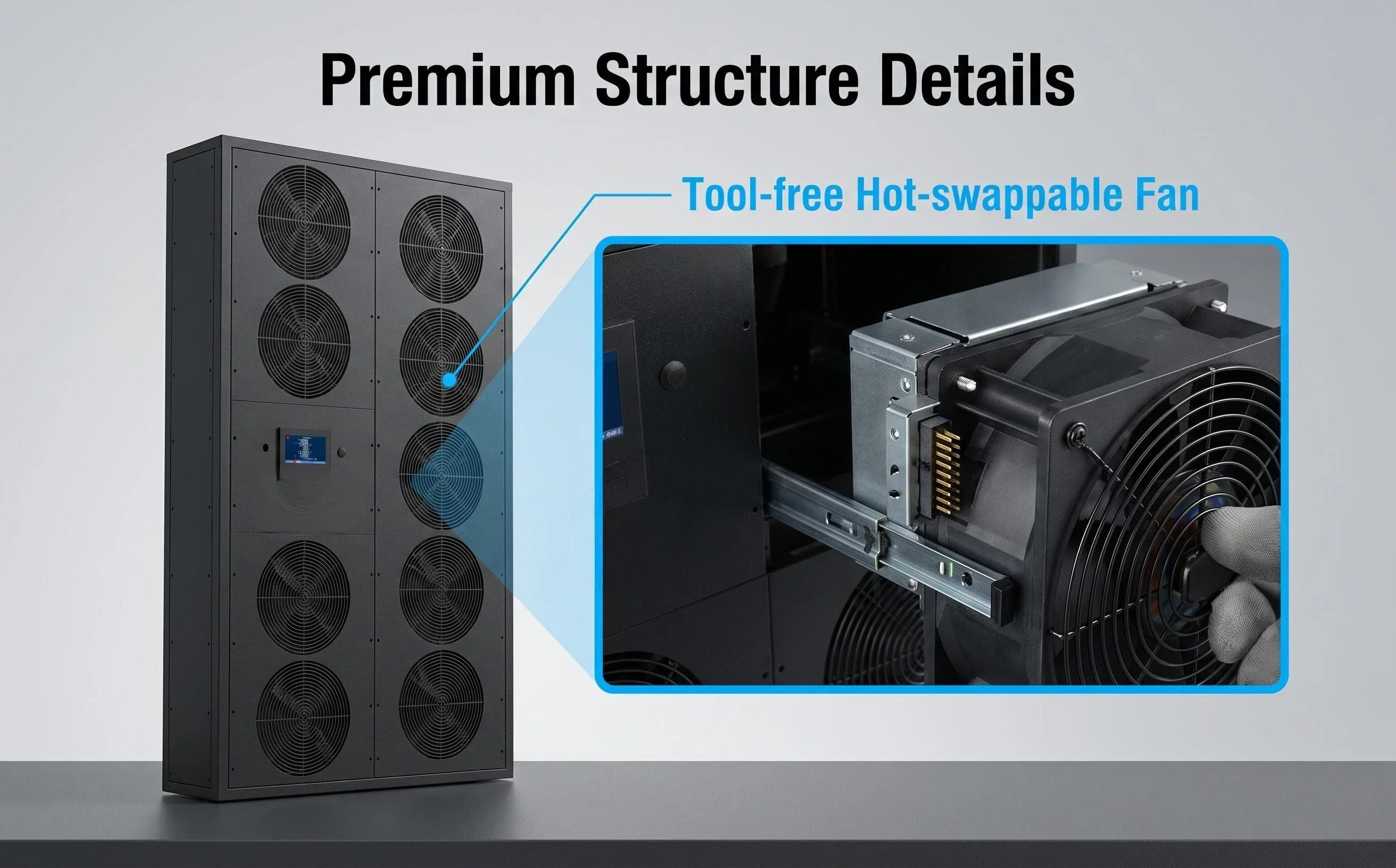 Air Handling Unit, W-TEL, Wall, AHU - detail 12