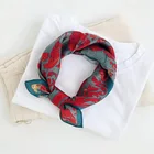 Silk Scarf Wholesale 53cm Plain 100% Silk Square Silk Scarf