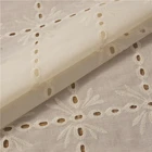 Cotton Embroidered Embroidered Zuoshun 100% Cotton Woven Embroidered Fabric