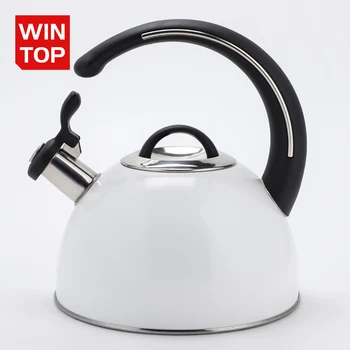 3.0L Custom top seller Stainless Steel Stove Top Whistling Tea Kettle New design Food Grade Tea Pot with induction bottom