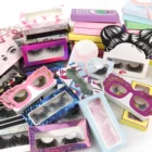 False Eyelash New Arrival Custom Packaging Vegan 3d False Eyelash Manufacturers Private Label Mink Lashes Vendor