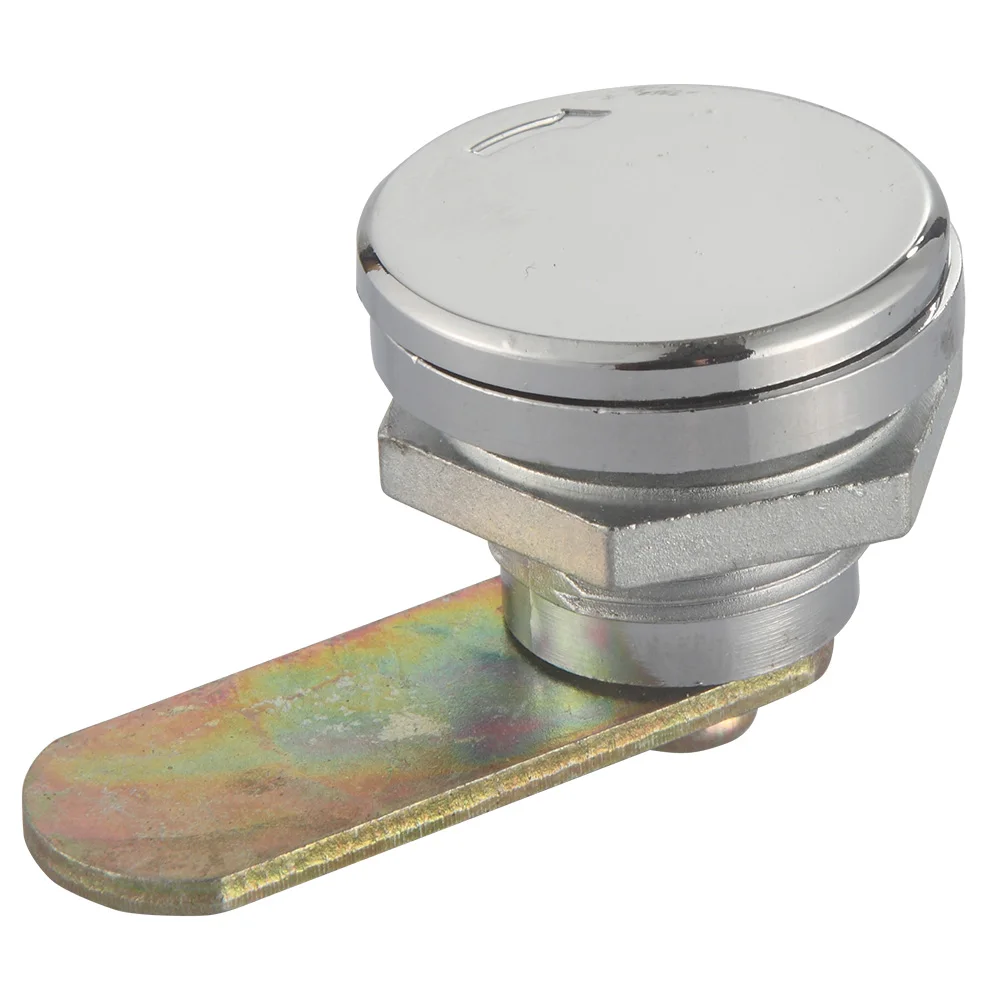 Rotary Cylindrical Locks for Cabinet Boxes Head Wing Knob Cam Lock Zinc Alloy Airfoil Handle Garbage Can Locks details