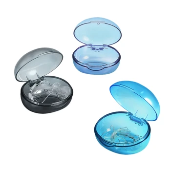 Transparent Roomy Aligner Case, Ideal for Invisible Braces, Retainers, Night Guards, Mouth Guards, and Dentures