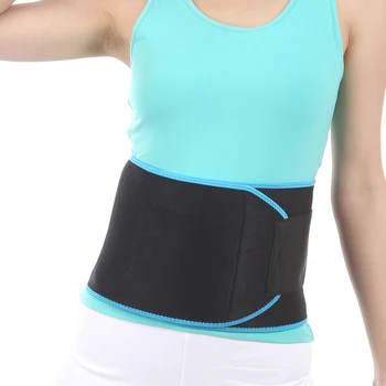 High Stretch Yoga Exercise Tummy Band Adjustable Waist Trainer Lumbar Waist Support Lower Back Brace Support Belt
