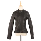 Leather Jacket 2020 Hot Style Ladies' Moto Pu Leather Jacket Wholesale