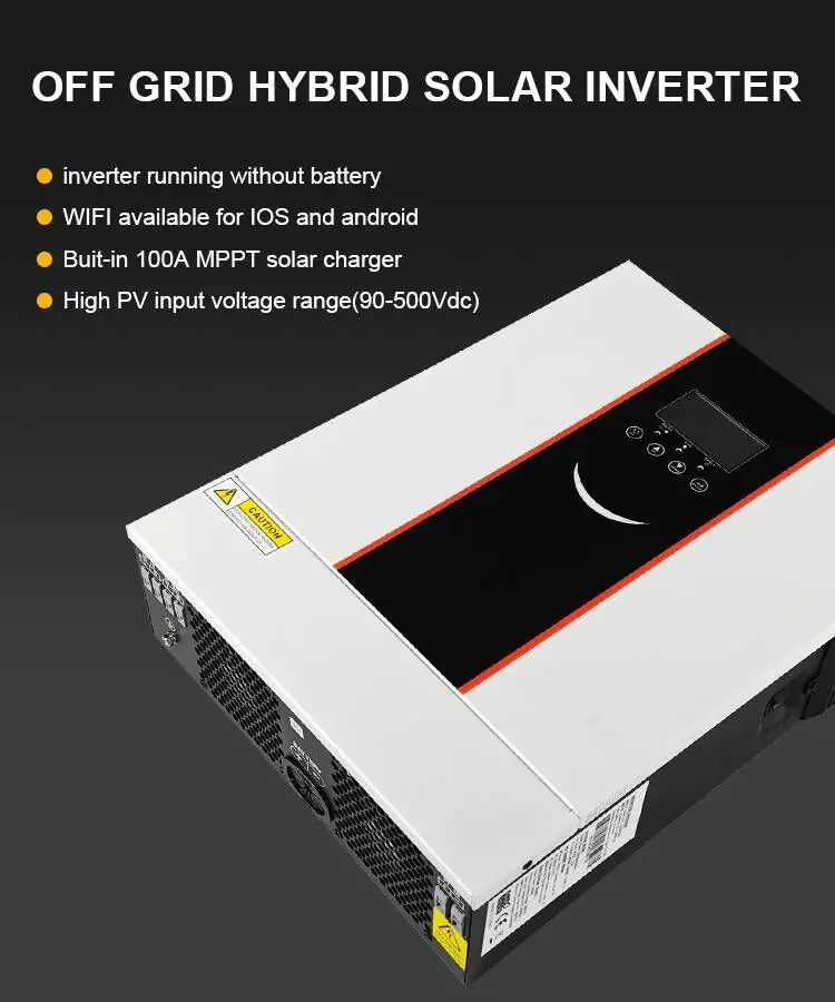 Gcsoar Hybrid Solar System Module Solar Inverter 4000w For Solar Power