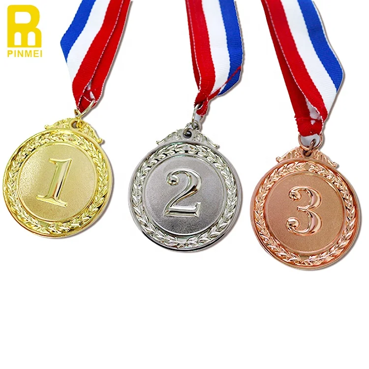WITH RIBBON IN GOLD/SILVER/BRONZE/CERTIFICATE SPORTS DAY MEDALS-TOP QUALITY 