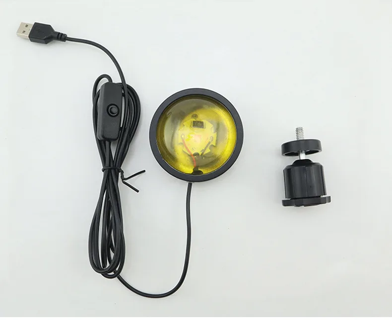 Indoor ABS DC 5V Usb Living Room Kids Boys Sunset Rainbow Projector Night Lamps