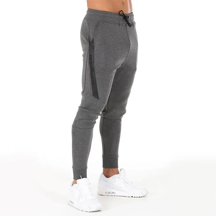 Custom Wholesale Workout Fitness Sweatpants Tapered Slim Fit Gym Cotton Jogger Track pants Man